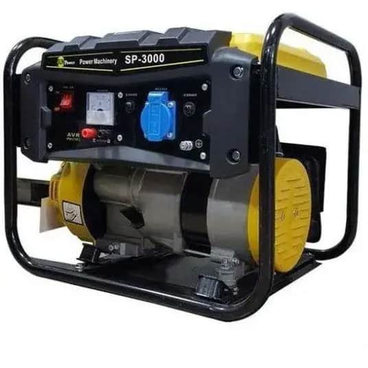 موتور برق  ۱ کیلووات هندلی تک فاز بنزینی سان پاور مدل SP3000 - تصویر 1