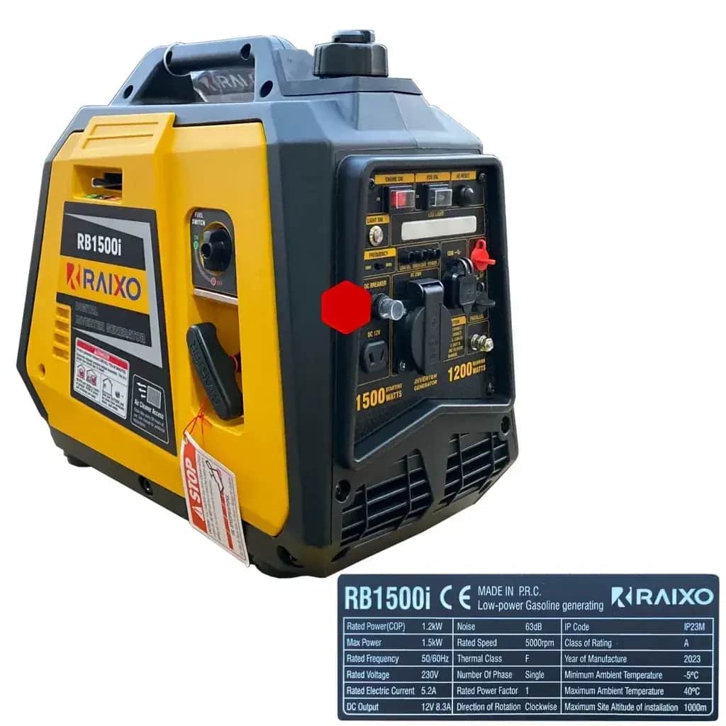 موتور برق 1.5 کیلووات سایلنت هندلی راکسیو مدل RB1500I - تصویر 2