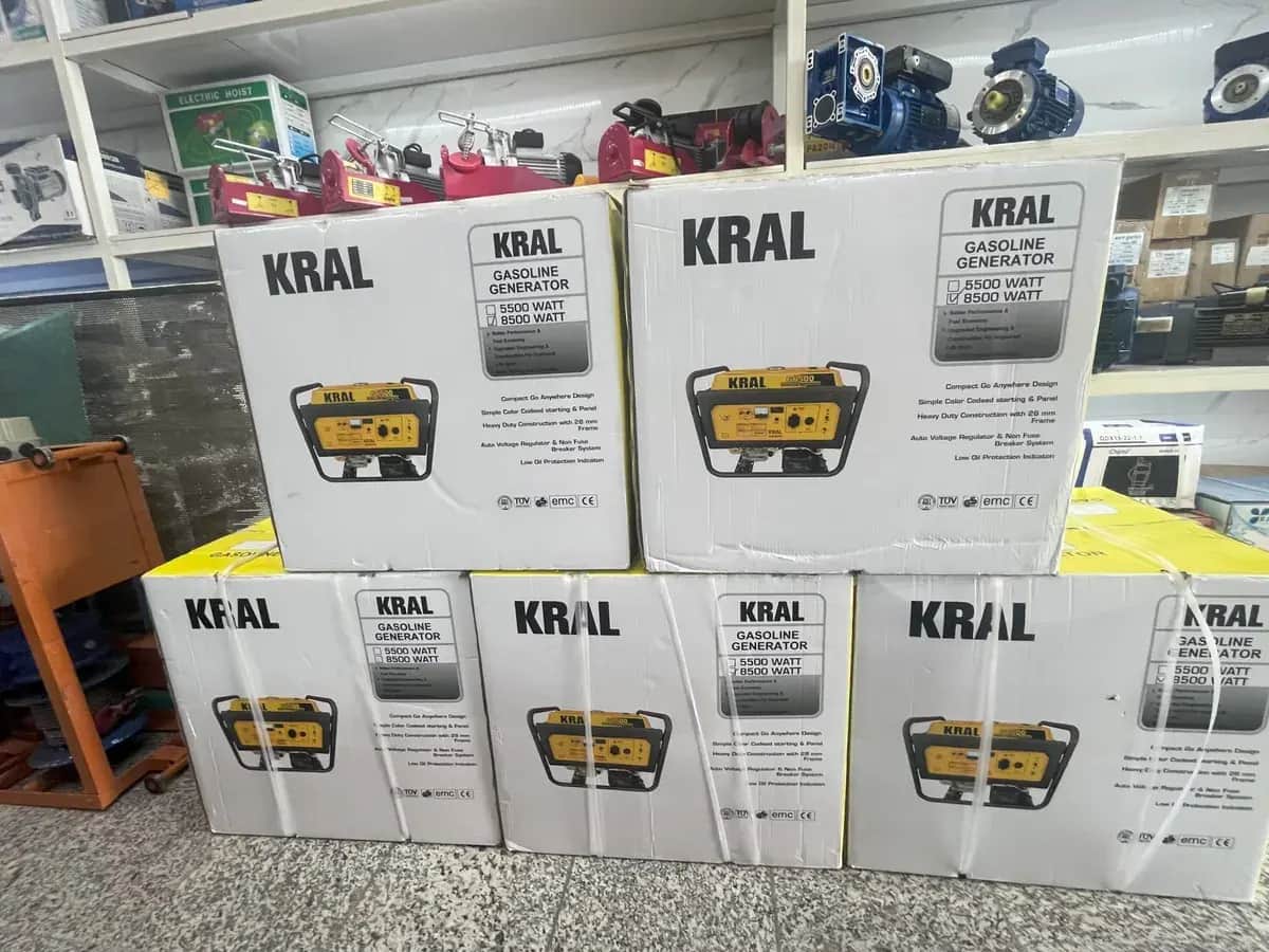 موتور برق ۸.۵ کیلووات تک فاز استارتی بنزینی کرال K15000DW - تصویر 6