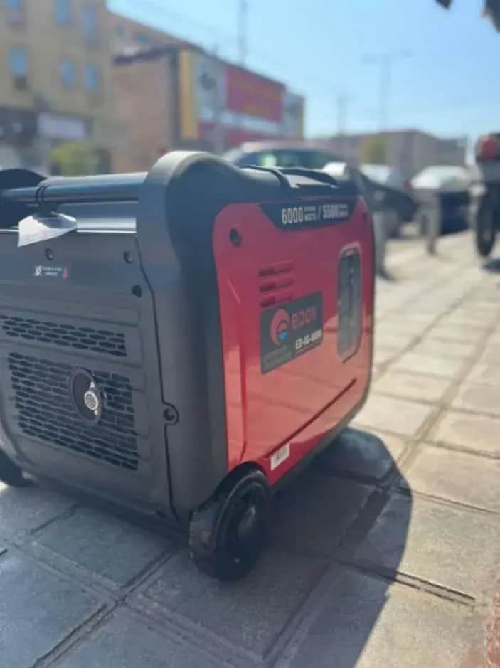 موتور برق ۶ کیلووات سایلنت بنزینی استارتی ادون مدل ED-IG-6000 - تصویر 3