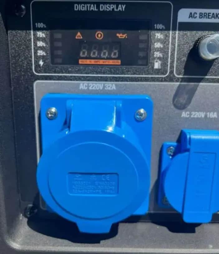 موتور برق ۶ کیلووات سایلنت بنزینی استارتی ادون مدل ED-IG-6000 - تصویر 5