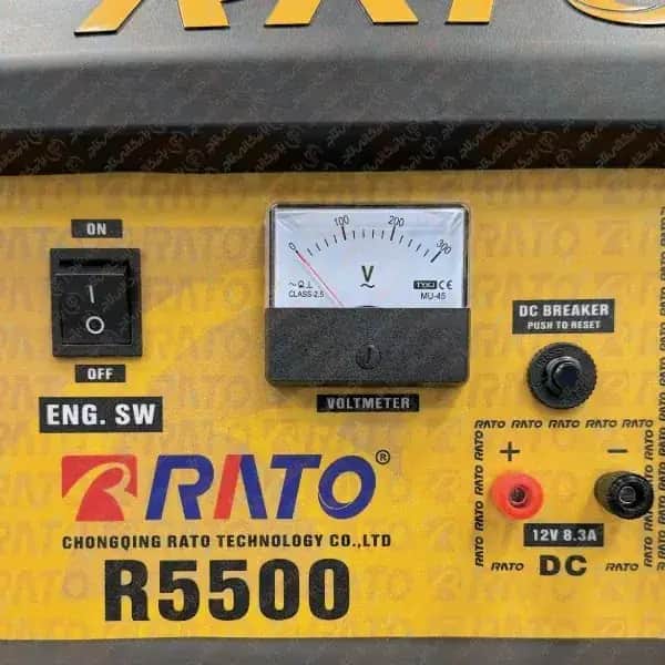 موتور برق ۳ کیلووات تک فاز هندلی راتو مدل R5500 - تصویر 4