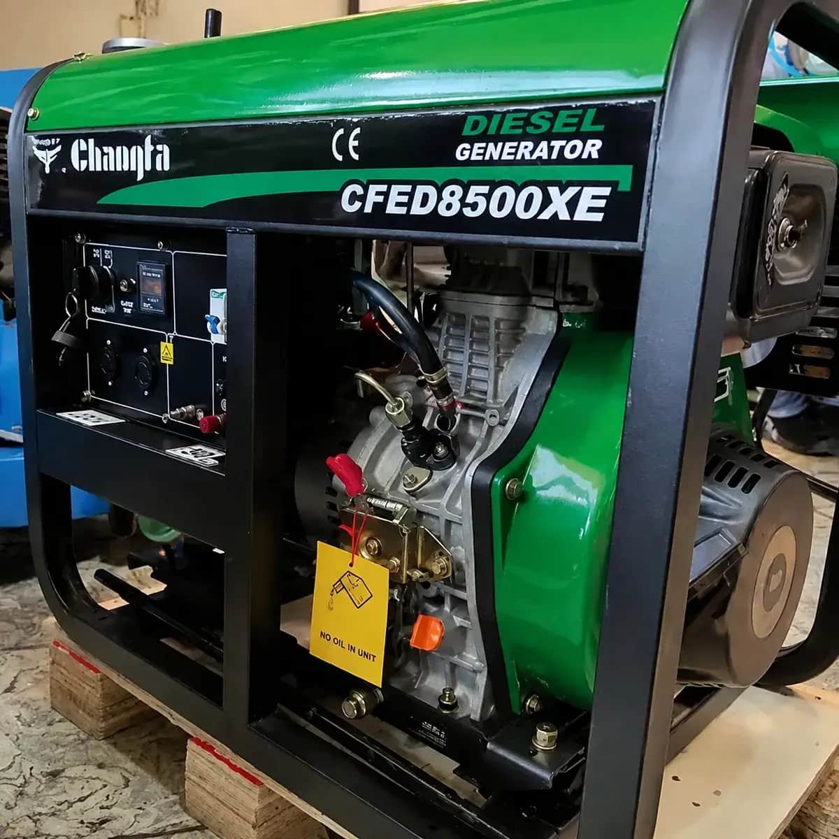 موتور برق 7کیلو وات دیزل استارتی چانگفا مدل CFED8500XE - تصویر 1