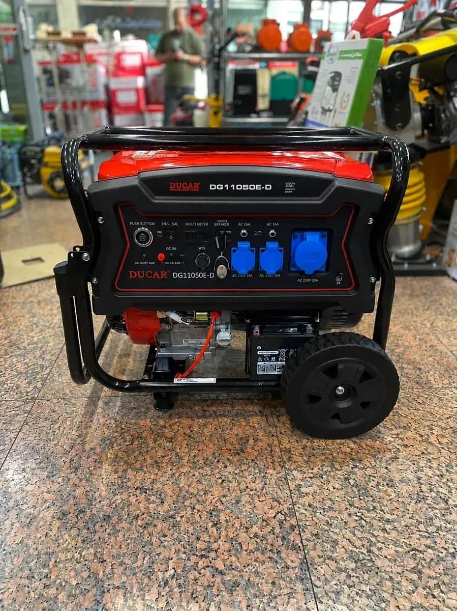 موتور برق  8.5 کیلووات تکفاز دوگانه سوز بدون ATSدوکار مدلDGLG11050E -D - تصویر 1