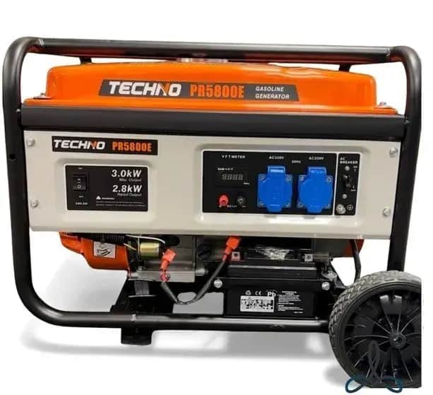 موتور برق ۳ کیلووات تکفاز استارتی تکنو مدل PR5800E - تصویر 1