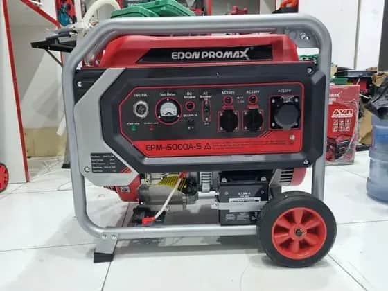 موتور برق  ۱۲ کیلووات تک فاز بنزینی ادون مدل EPM-15000A-S - تصویر 1