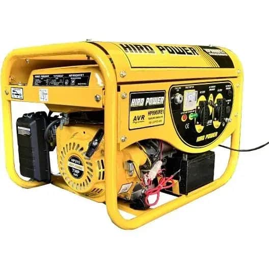 موتور برق ۳.۸ کیلووات بنزینی استارتی تک فاز هیرو پاور مدل HP9900FE1 - تصویر 2