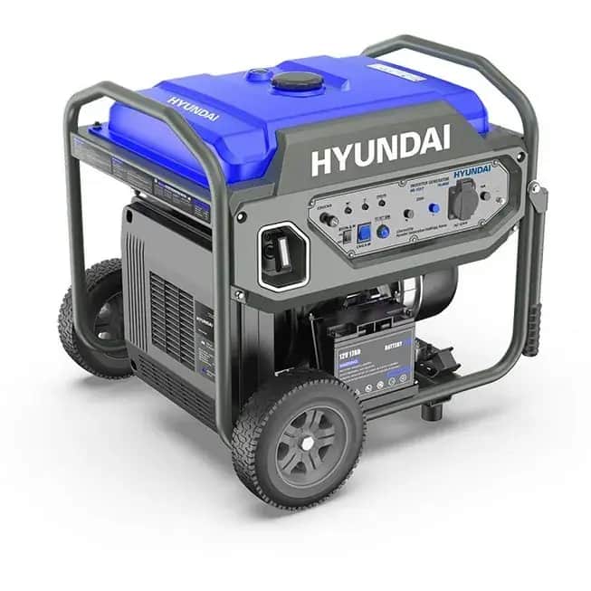 موتور برق 10 کیلووات بنزینی تکفاز ریموت استارت هیوندای مدل HG-1055+ATS - تصویر 1