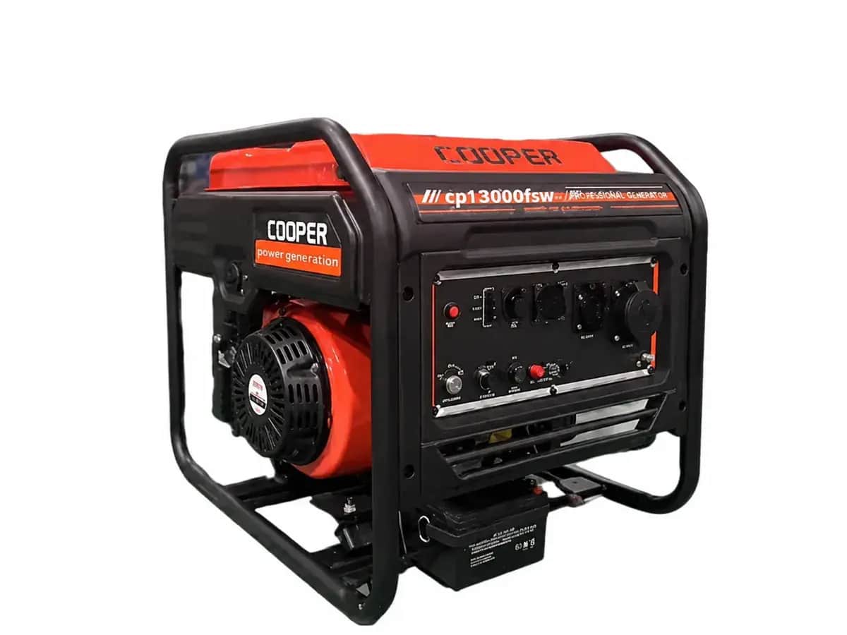 موتور برق 10.5 کیلووات بنزینی تکفاز استارتی کوپر مدل CP13000FSW - تصویر 1