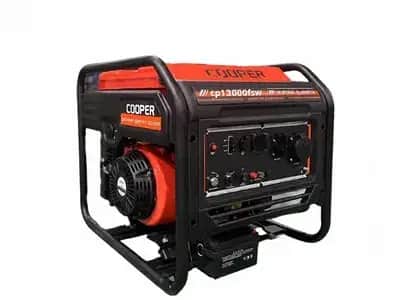 موتور برق 10.5 کیلووات بنزینی تکفاز استارتی کوپر مدل CP13000FSW+ATS - تصویر 1