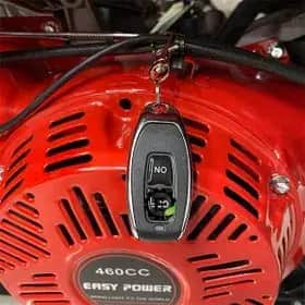 موتور برق ۱۰ کیلووات بنزینی تک فاز ریموت استارت ایزی پاور مدل LC10000D-S - تصویر 4