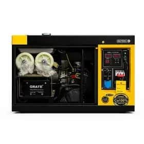 موتور برق 10 کیلووات دیزلی سایلنت سه فاز ریموت استارتی یورو پاور مدل EP14800T3D-RC - تصویر 1