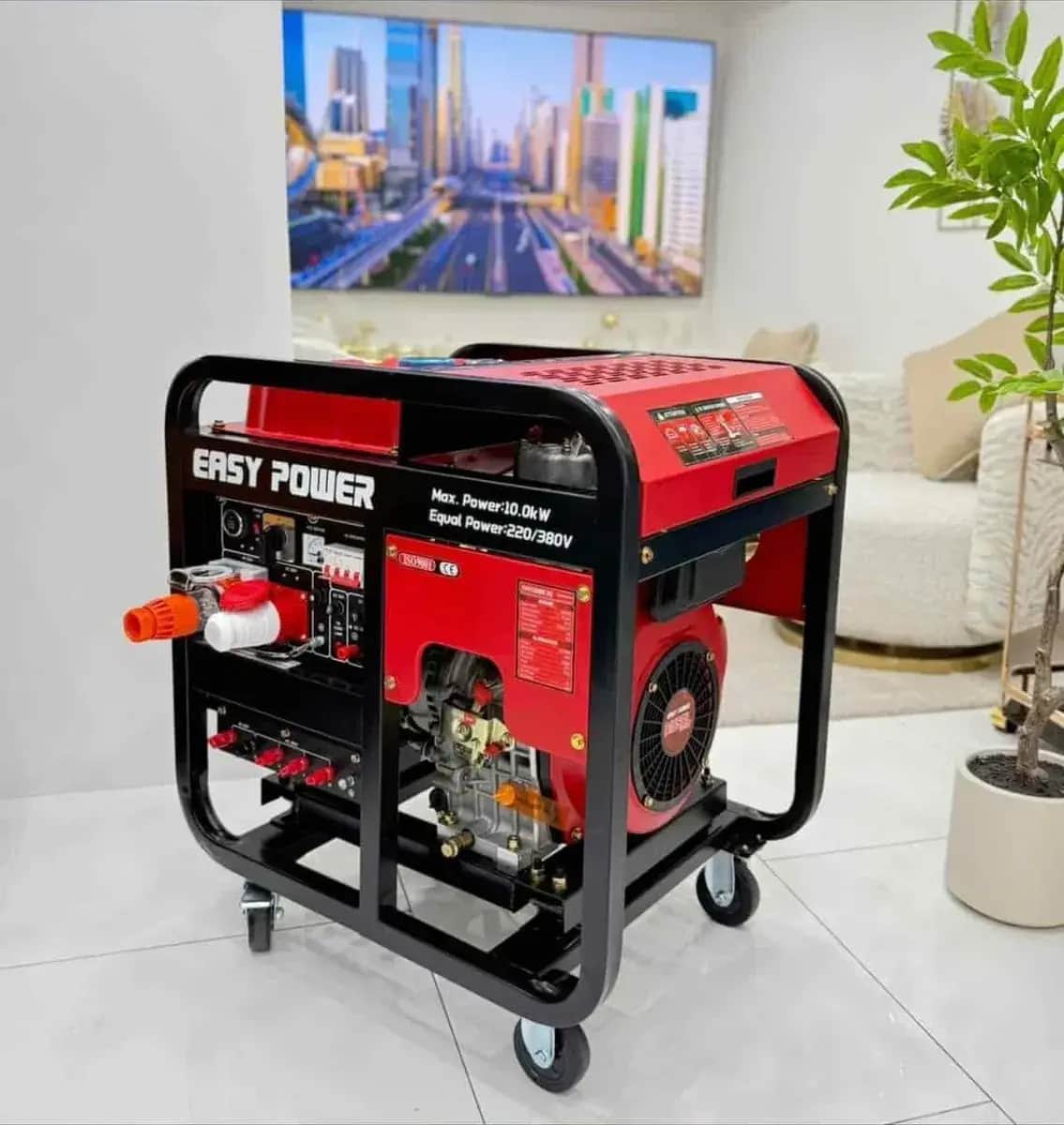 موتور برق 10 کیلووات دیزلی سه فاز ریموت استارت ایزی پاور مدل YM11000E3D - تصویر 2