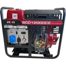 موتور برق 8 کیلووات دیزلی تک فاز استارتی سنسی مدل SCD12000CE - تصویر 2