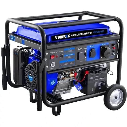 موتور برق 7.5 کیلووات سه گانه سوز استارتی ویوارکس مدل VR7500-GS3 - تصویر 1