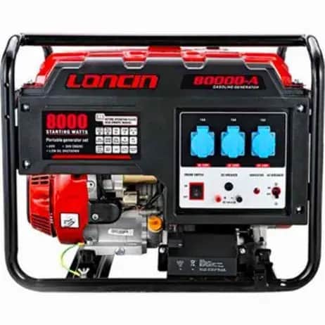 موتور برق ۶.۵ کیلووات بنزینی تک فاز استارتی لانسین مدل LC8000-DAS - تصویر 1