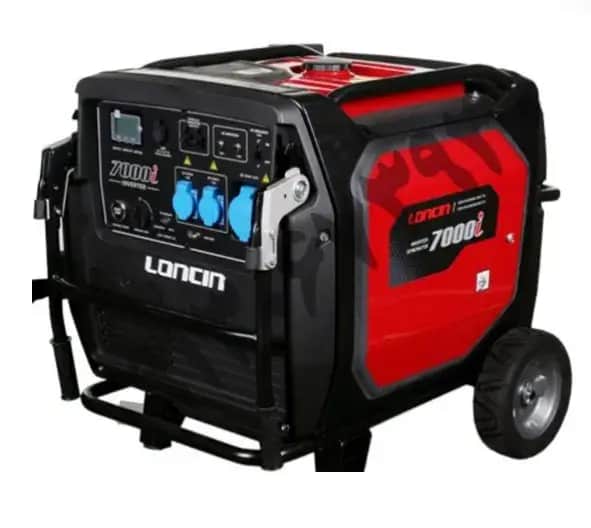 موتور برق ۷ کیلو وات بنزینی سایلنت تک فاز استارتی لانسین LC7500i - تصویر 1