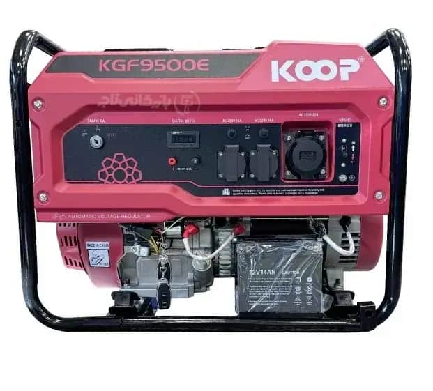 موتور برق ۸ کیلووات تک فاز ریموتدار بنزینی کوپ مدل KGF9500E - تصویر 1