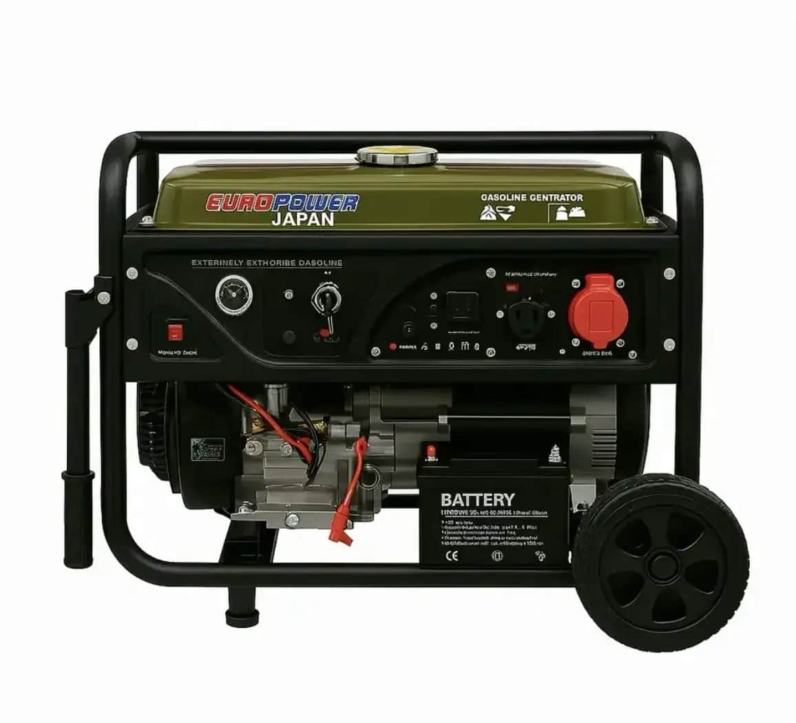 موتور برق 10 کیلووات سه گانه سوز سه فاز ریموت دار یورو پاور مدل DXEW-EQ-R - تصویر 1