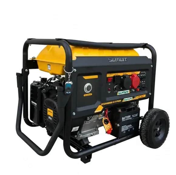 موتور برق ۱۰ کیلووات سه گانه سه فاز استارت سانتافه مدل STF 27900 LPG.NG - تصویر 1