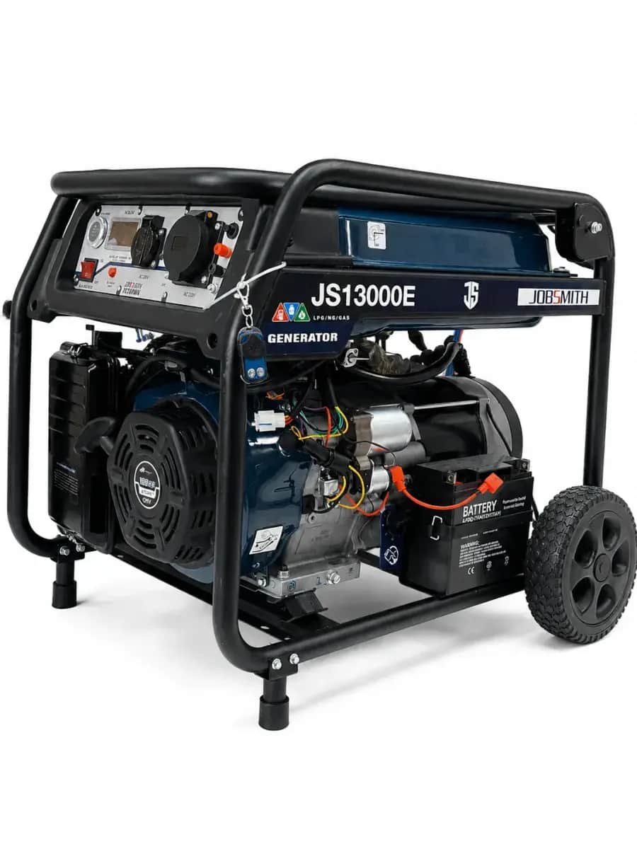 موتور برق 9.5 کیلووات سهگانهسوز تک فاز ریموت استارت جاب اسمیت مدل JS13000E - تصویر 1