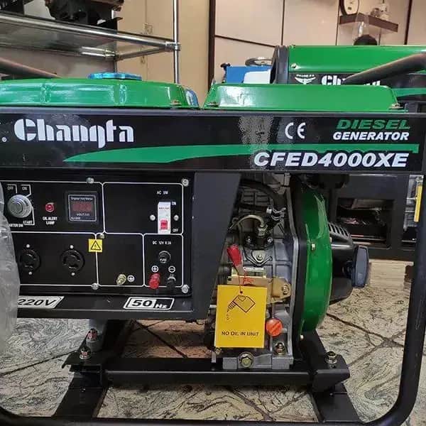 موتوربرق 3 کیلووات گازوئیلی چانگفا مدل CFED4000XE - تصویر 1