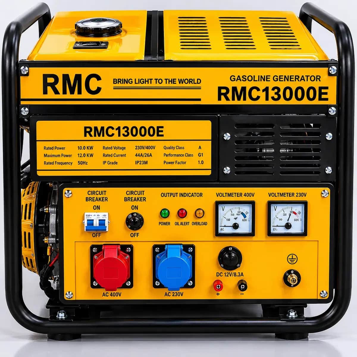 موتور برق 11 کیلووات سه فاز تکفاز بنزینی مدل DB13000E RMC - تصویر 1
