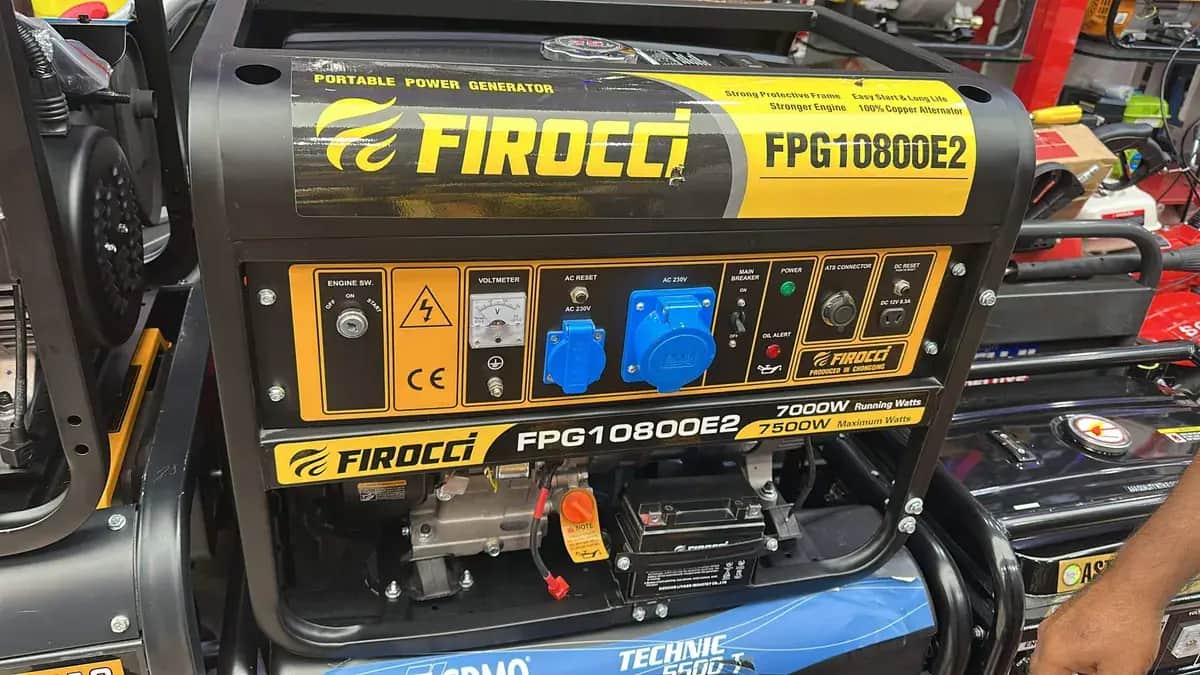 موتور برق 7.5 کیلووات بنزینی تک فاز استارتی فیروچی مدل FPG10800E2 - تصویر 1
