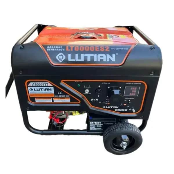 موتور برق 7.5 کیلووات بنزینی تکفاز استارتی لوتیان مدل LT8000ES2 - تصویر 1