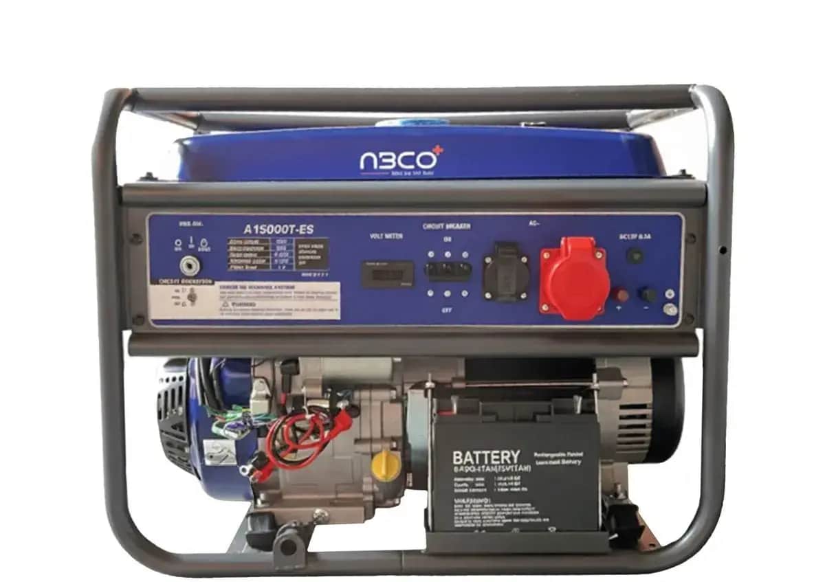 موتور برق ۸.۵ کیلووات بنزینی سه فاز استارتی آبکو مدل A15000TES - تصویر 1