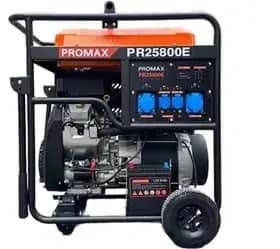 موتور برق 20 کیلووات بنزینی تکفاز ریموت استارت پرومکس مدل PR25800-E ATS - تصویر 1