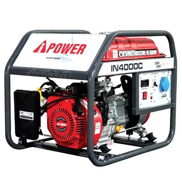 موتور برق 2.8 کیلووات بنزینی تک فاز هندلی AiPOWER مدل IN4000C - تصویر 1