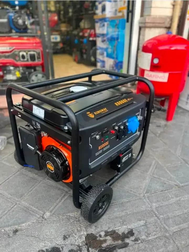 موتوربرق 6 کیلووات بنزینی ر استارتی کینگ وی مدل K6000E - تصویر 1