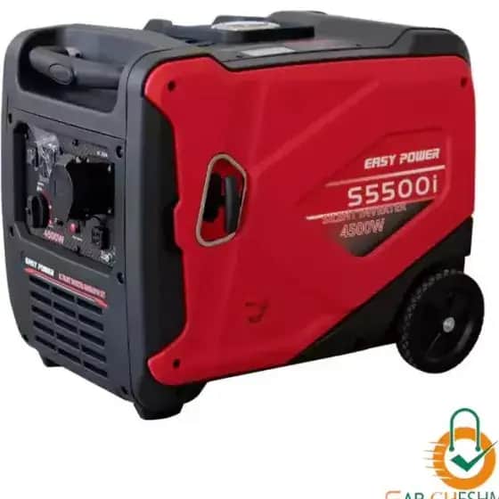 موتور برق ۴.۵ کیلووات بنزینی سایلنت تک فاز هندلی ایزی پاور مدل S5500I - تصویر 1