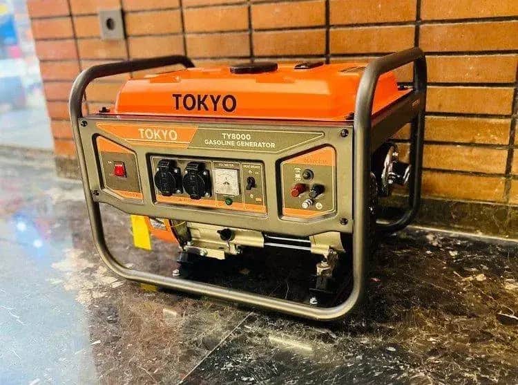 موتور برق 3 کیلووات بنزینی تک فاز استارتی توکیو مدل TY8000E