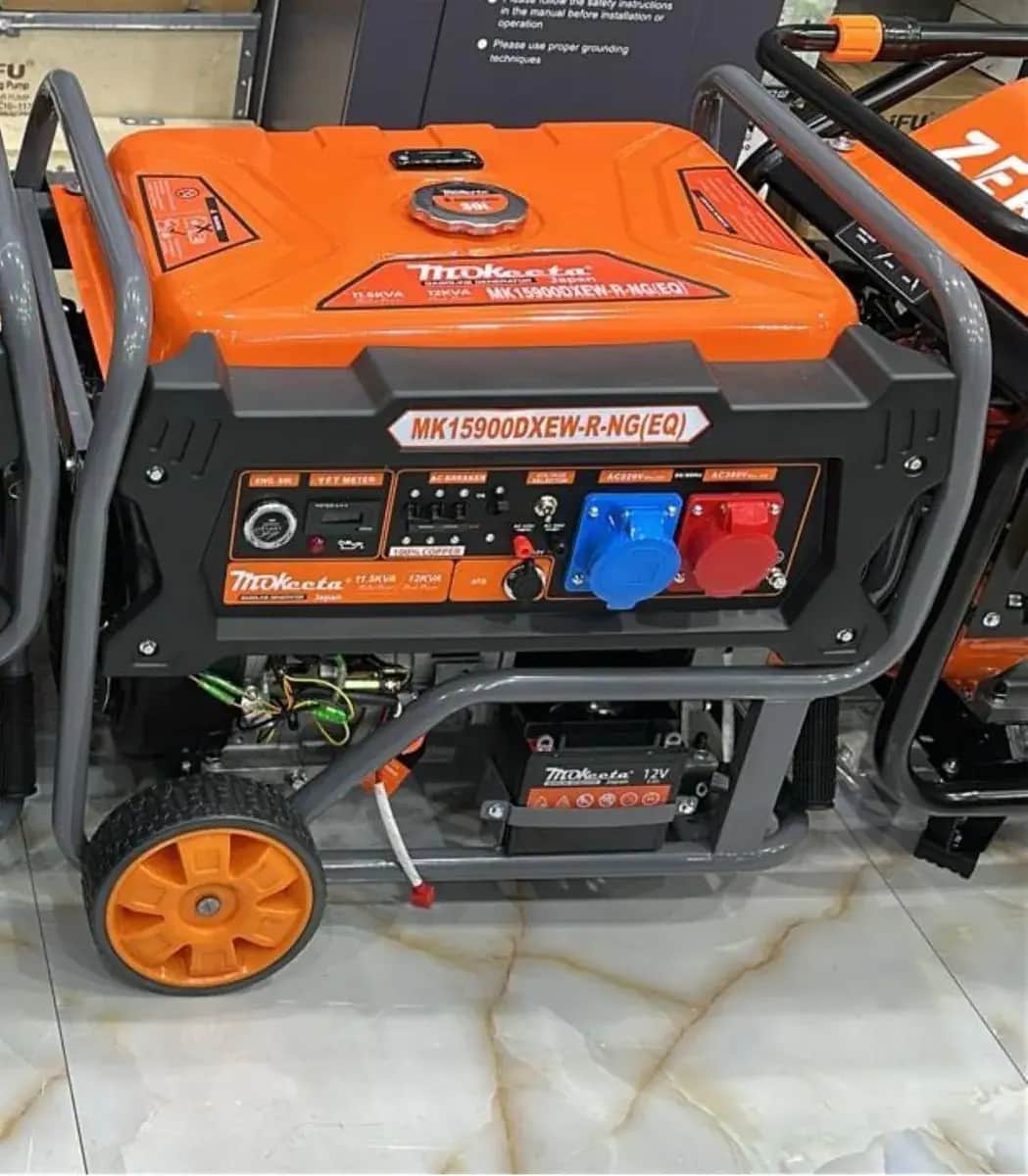 موتور برق 10 کیلووات سهگانهسوز تک فاز ریموت استارت موکیتا مدل MK14900DXEW-R - تصویر 1
