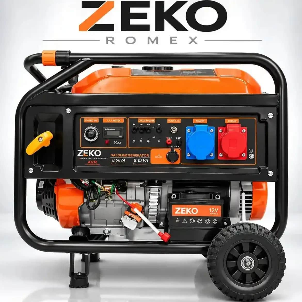 موتور برق 10 کیلووات سهگانهسوز سایلنت تک فاز ریموت استارت ATS زیکو مدل ZK1900D-XEW-R-NGE - تصویر 1