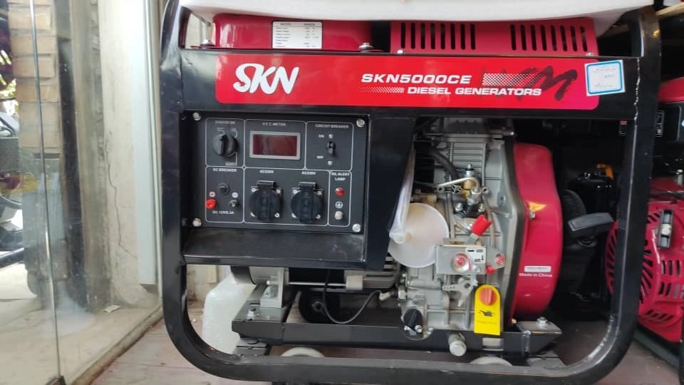 موتور برق 4.5 کیلووات تک فاز دیزلی SKN مدل 5000CE