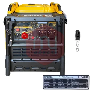 موتور برق ۹ کیلووات سایلنت سه گانه سوز ریموت استارت راکسیو مدل RB10500ie