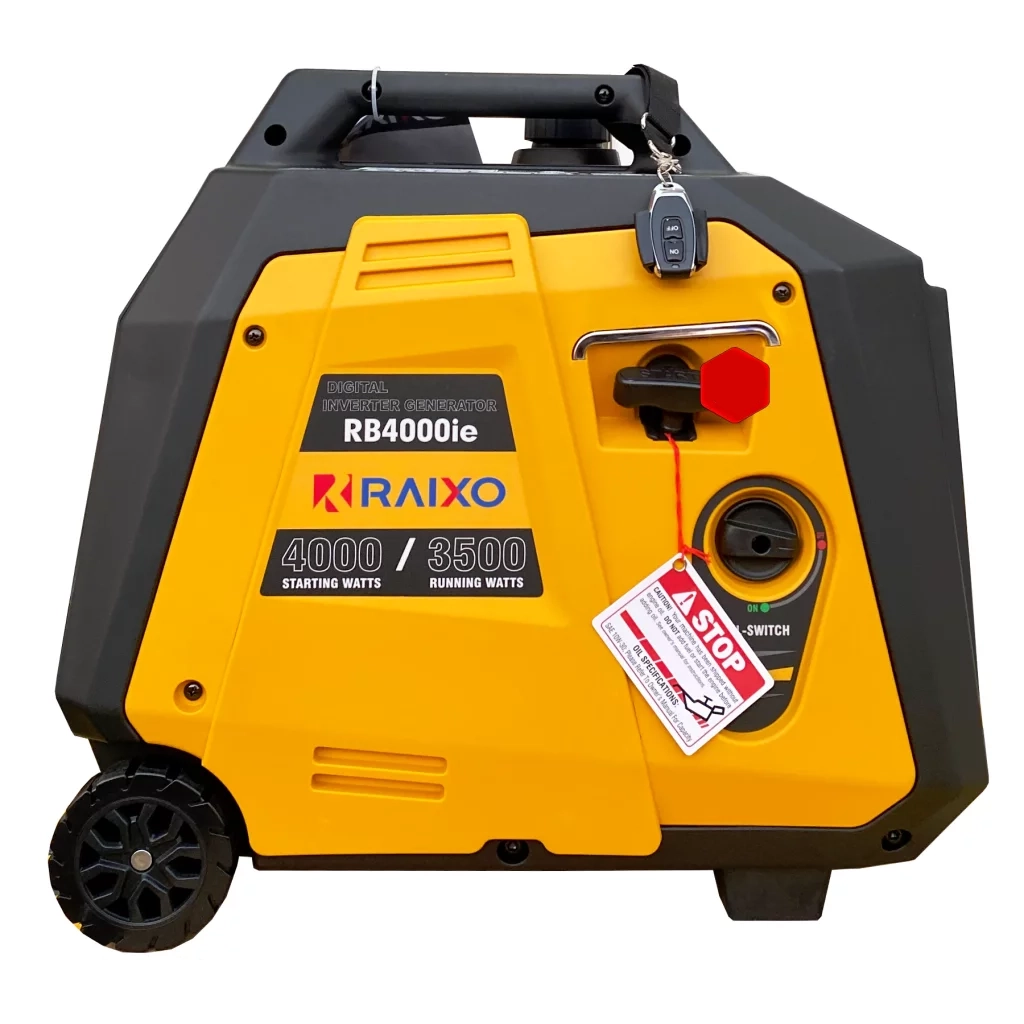 موتور برق ۴ کیلووات سایلنت تک فاز ریموت استارت راکسیو مدل RB4000ie - Image 4