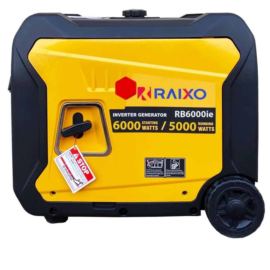موتور برق 6 کیلو وات سایلنت سه گانه سوز ریموت استارت راکسیو مدل RB6000IE - Image 4