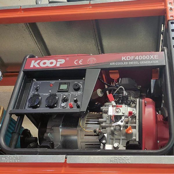 موتور برق ۲.۸ کیلو وات تک فاز دیزلی کوپ مدل KDF4000XE - Image 3