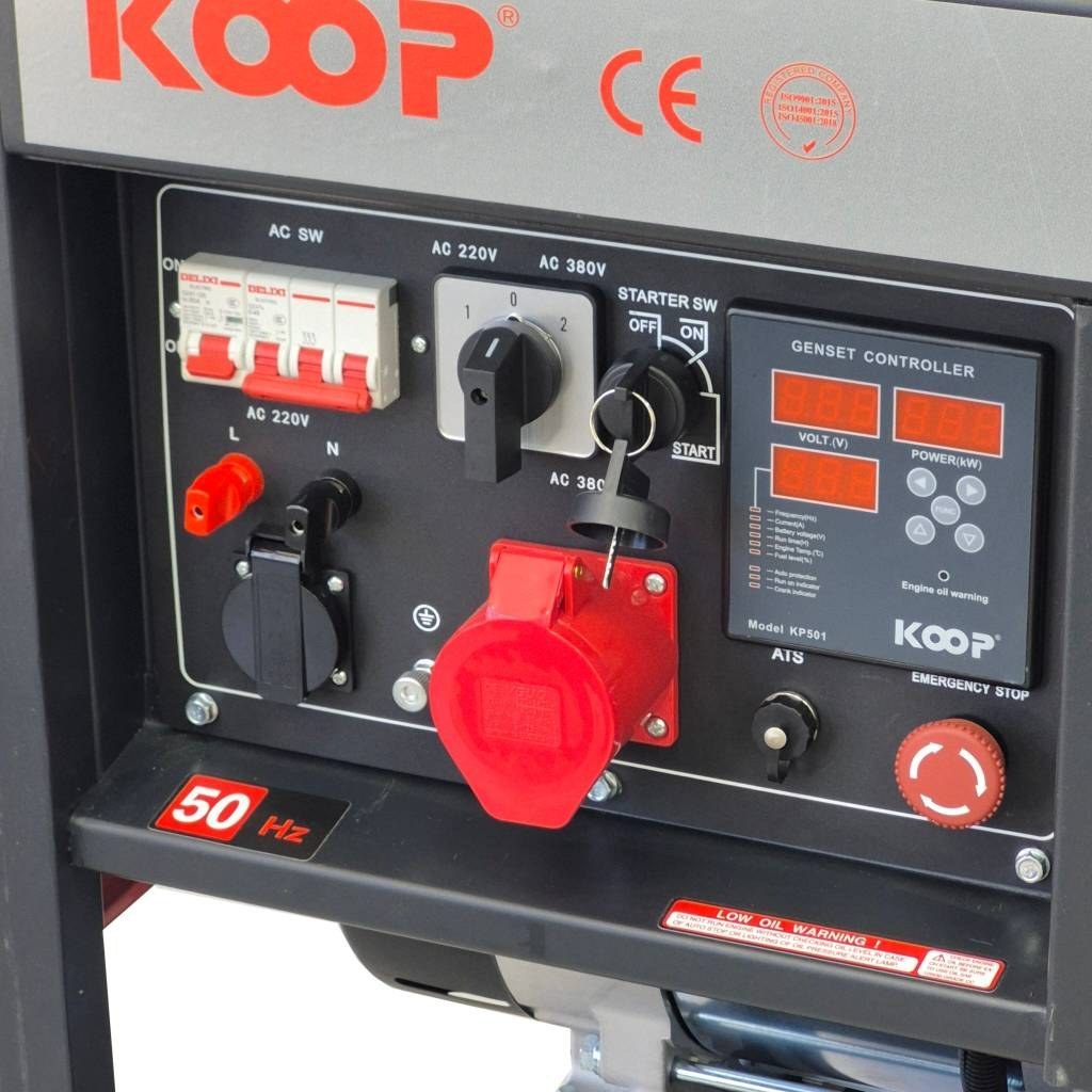موتور برق 16 کیلووات تک فاز و سه فاز استارتی دیزلی کوپ KDF23500 XE-3D - Image 2