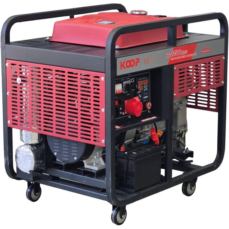 موتور برق 16 کیلووات تک فاز و سه فاز استارتی دیزلی کوپ KDF23500 XE-3D - Image 3