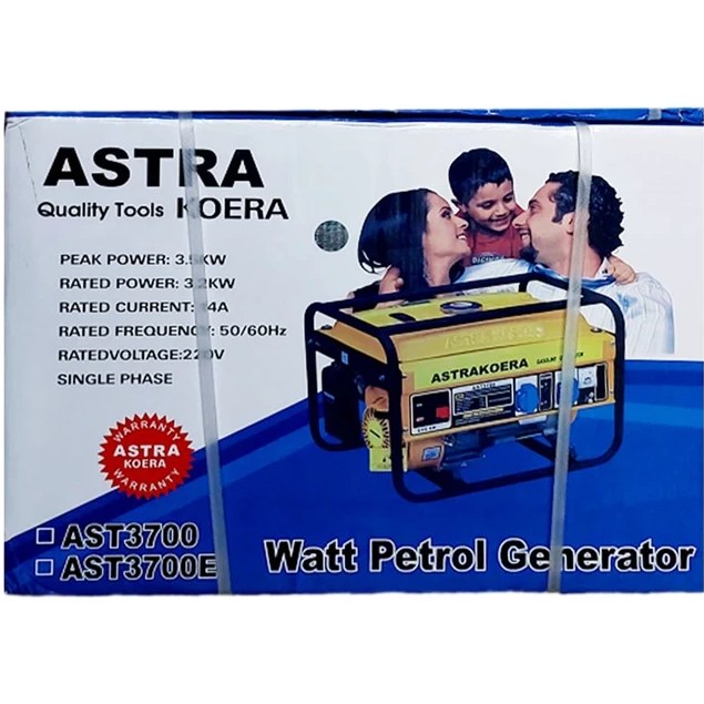 موتور برق ۳.۵ کیلو وات تک فاز استارتی آسترا مدل AST3700E - Image 3