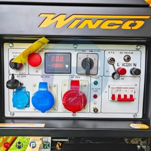 موتور برق ۲۲ کاوا تک فاز و سه فاز ریموت دار استارتی دیزلی وینکو مدل KDE22000E
