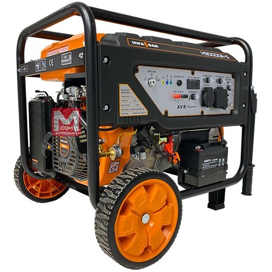 موتور برق هواسدان مدل H9000DR-G ظرفیت ۸۵۰۰ وات دوگانه سوز - Image 2