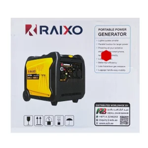 موتور برق 6 کیلو وات سایلنت بنزینی ریموت استارت راکسیو مدل RB6000IE
