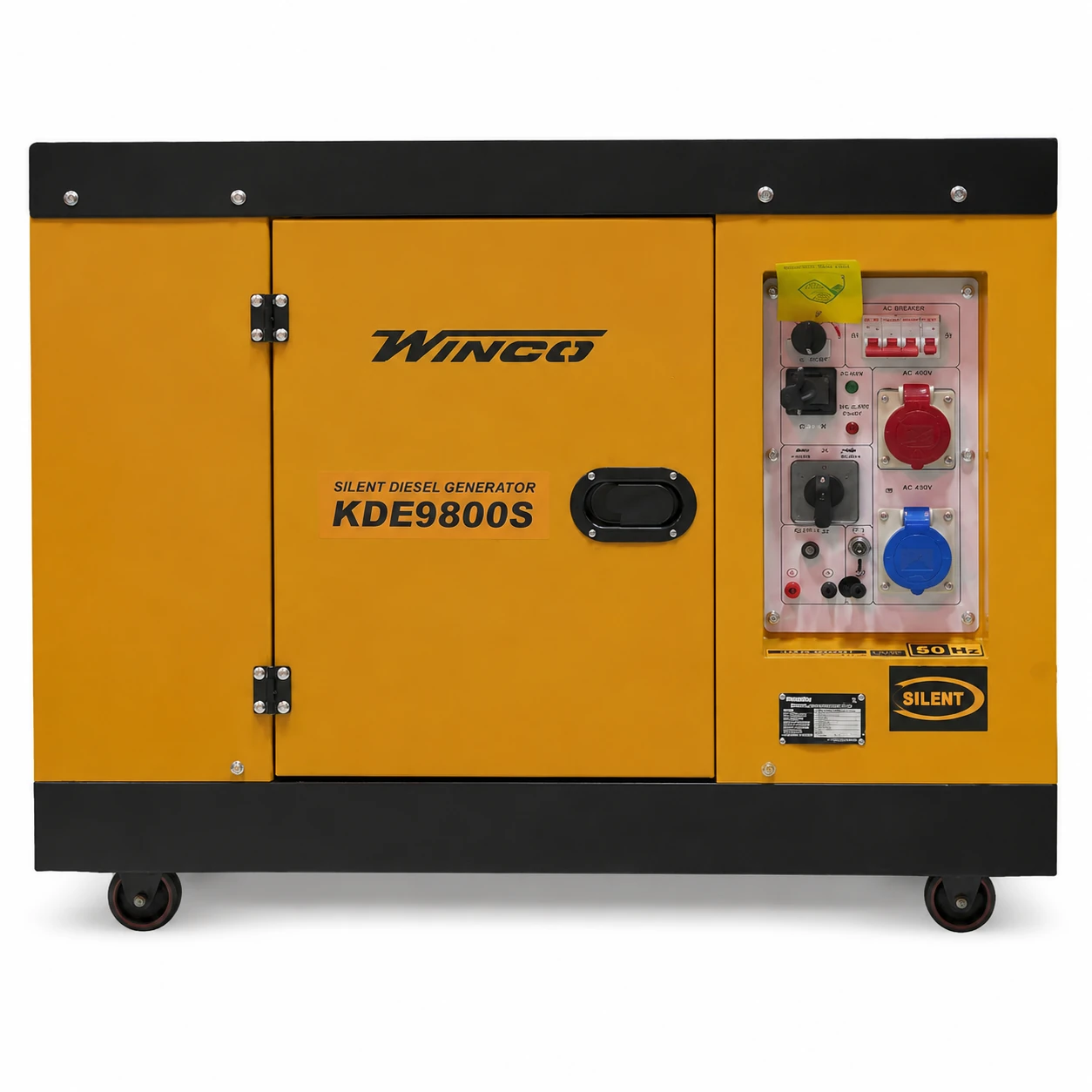 موتوربرق 10 کیلووات تک فاز و سه فاز سایلنت دیزلی وینکو مدل KDE19800S