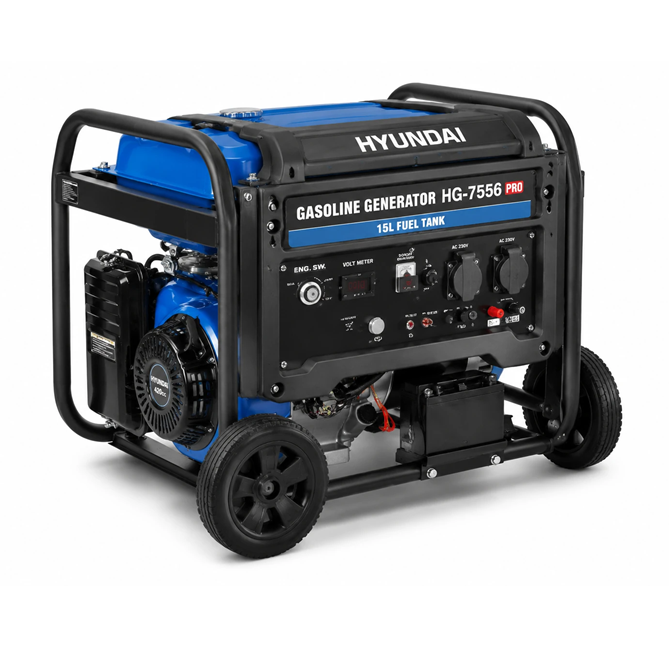 موتور برق ۷.۵ کیلو وات استارتی هیوندا مدل HG-7556 PRO
